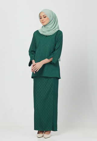 Kurung Kedah Melur | Green Jade