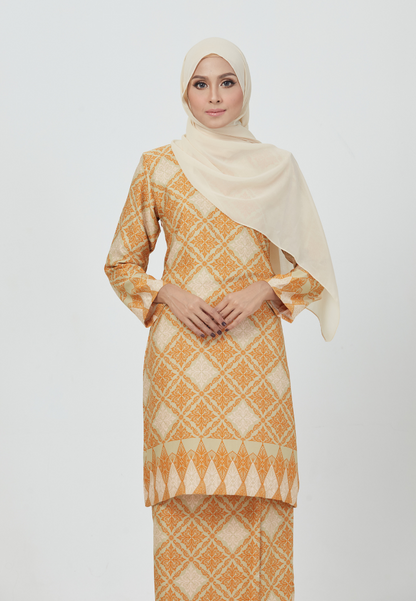 The Emerald Kurung | Orange