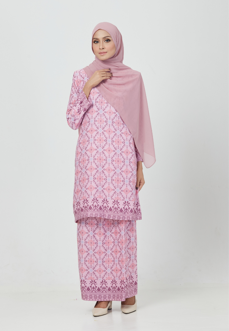 The Emerald Kurung | Pink