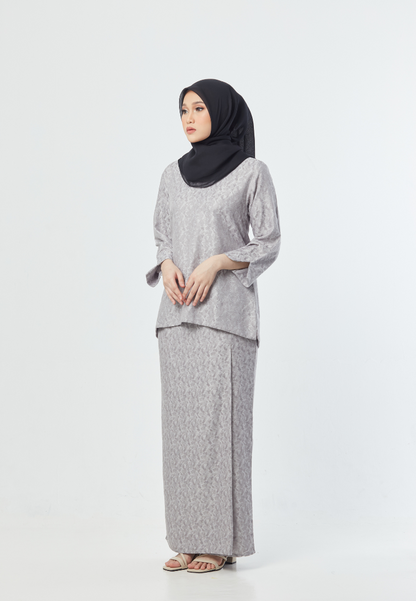 Khaleeda Kurung Kedah | Grey