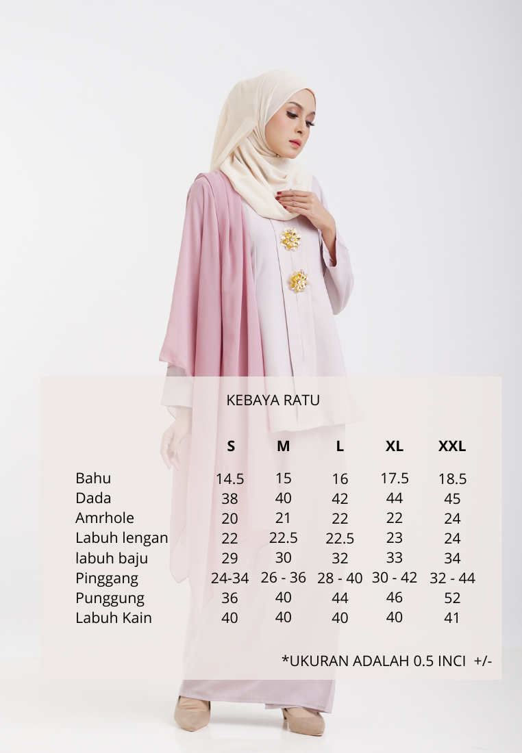 Kebaya Ratu - Baby Blue