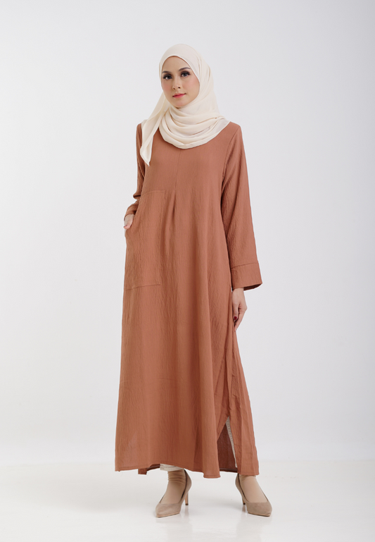 Ameena Caftan - Brown