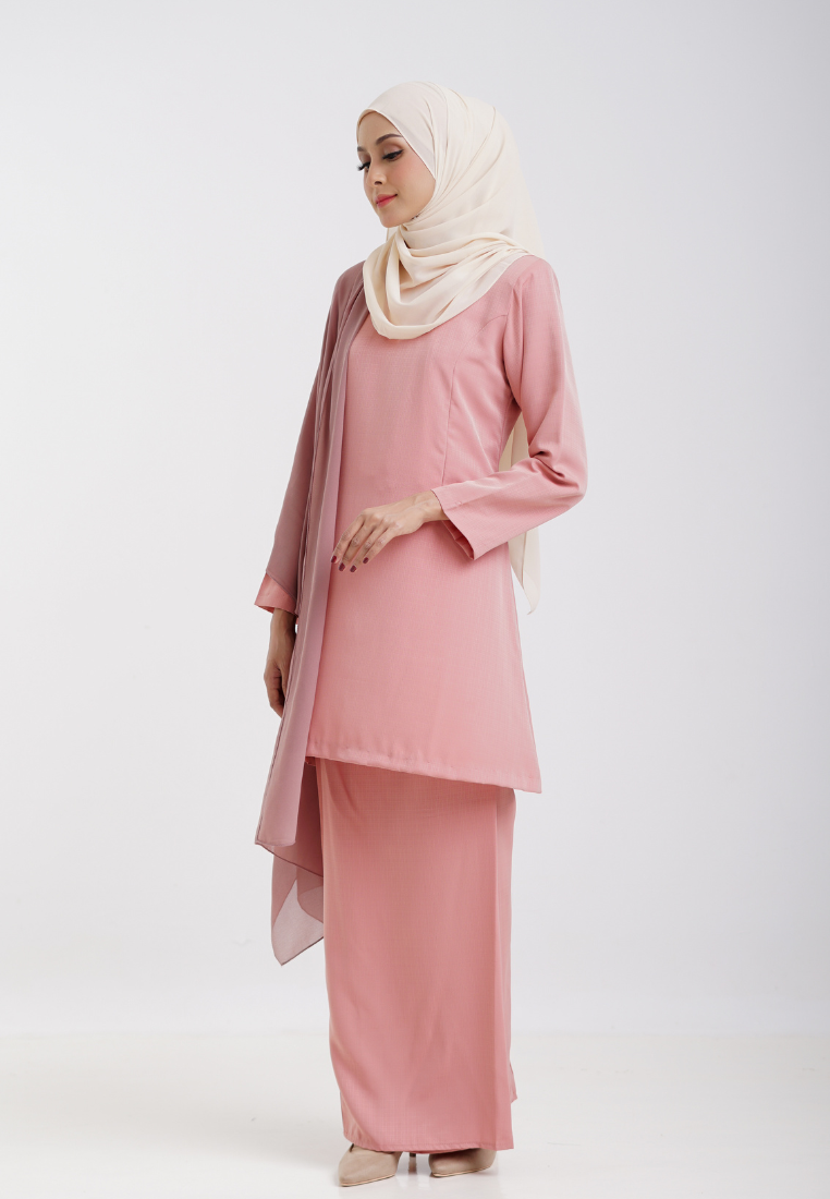 Kurung Embun - Pink