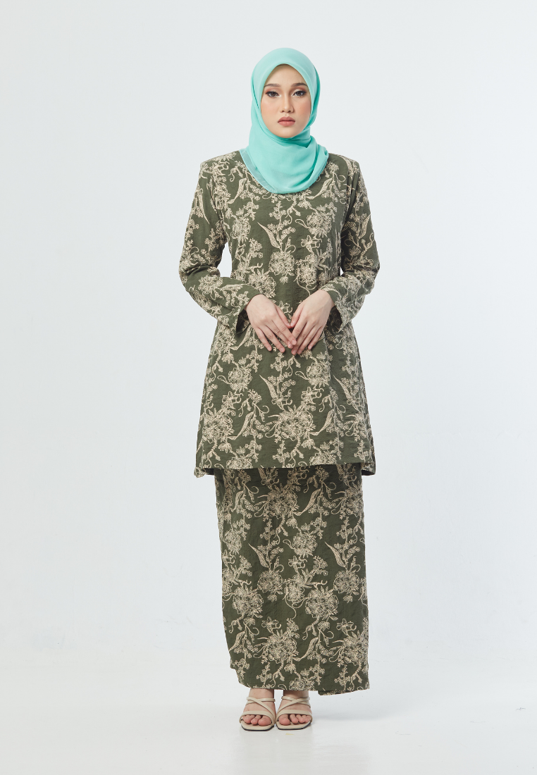 The Khaleesa Kurung | Green