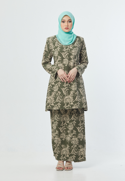 The Khaleesa Kurung | Green