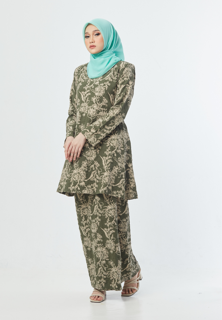 The Khaleesa Kurung | Green