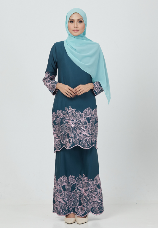 Rosey Kurung | Emerald