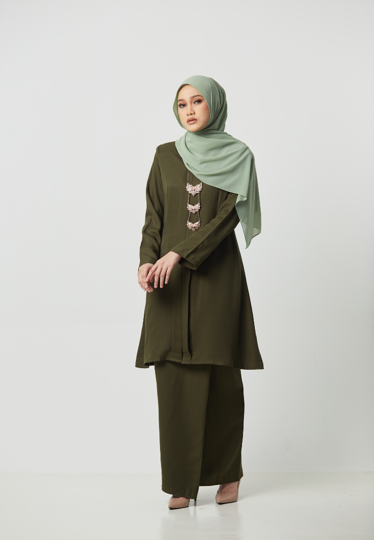 Kebaya Anggun - Army Green