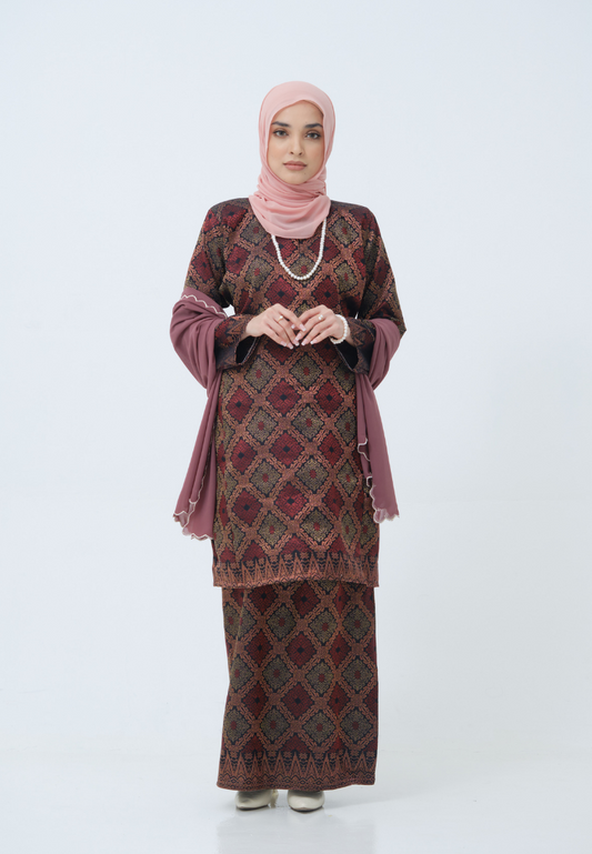 Songket Cenderawasih  - Maroon