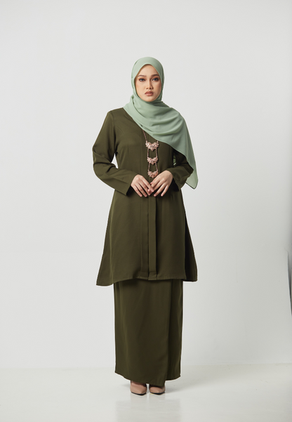 Kebaya Anggun - Army Green