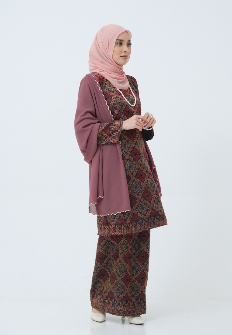 Songket Cenderawasih  - Maroon