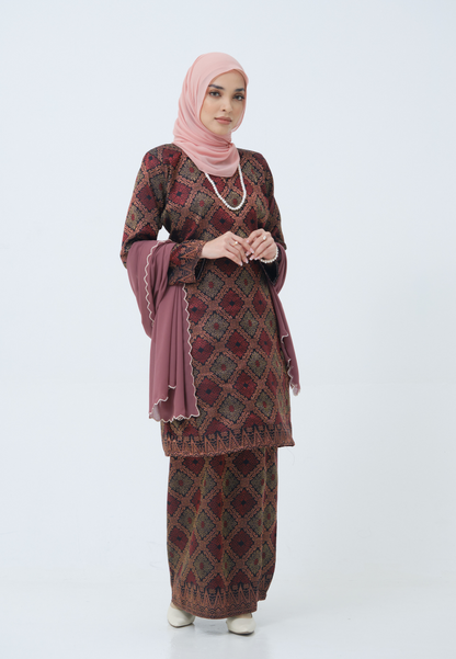 Songket Cenderawasih  - Maroon