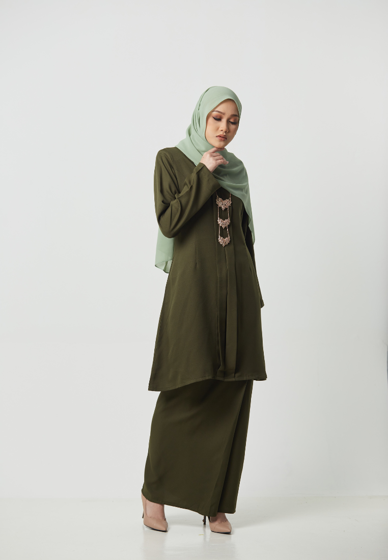 Kebaya Anggun - Army Green