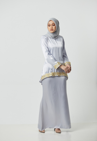 Kurung Moleq - Light Grey