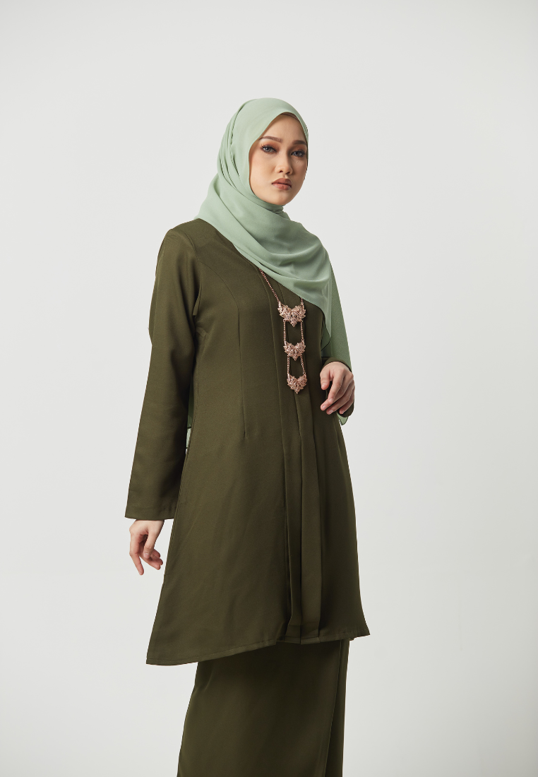 Kebaya Anggun - Army Green