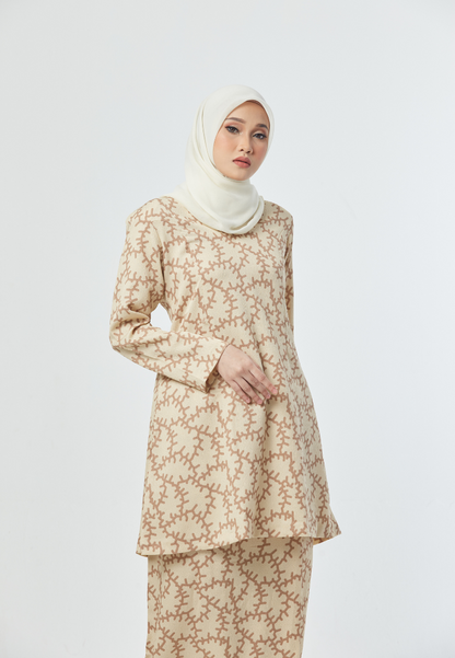 The Khaleesa Kurung | Beige