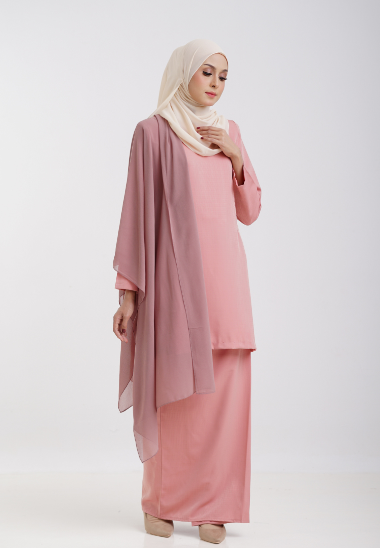 Kurung Embun - Pink