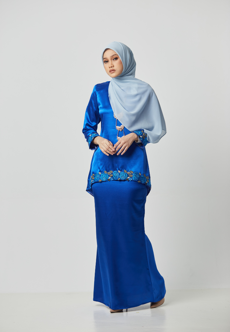 Kurung Moleq - Royal Blue