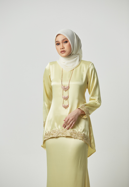 Kurung Moleq - Light Yellow