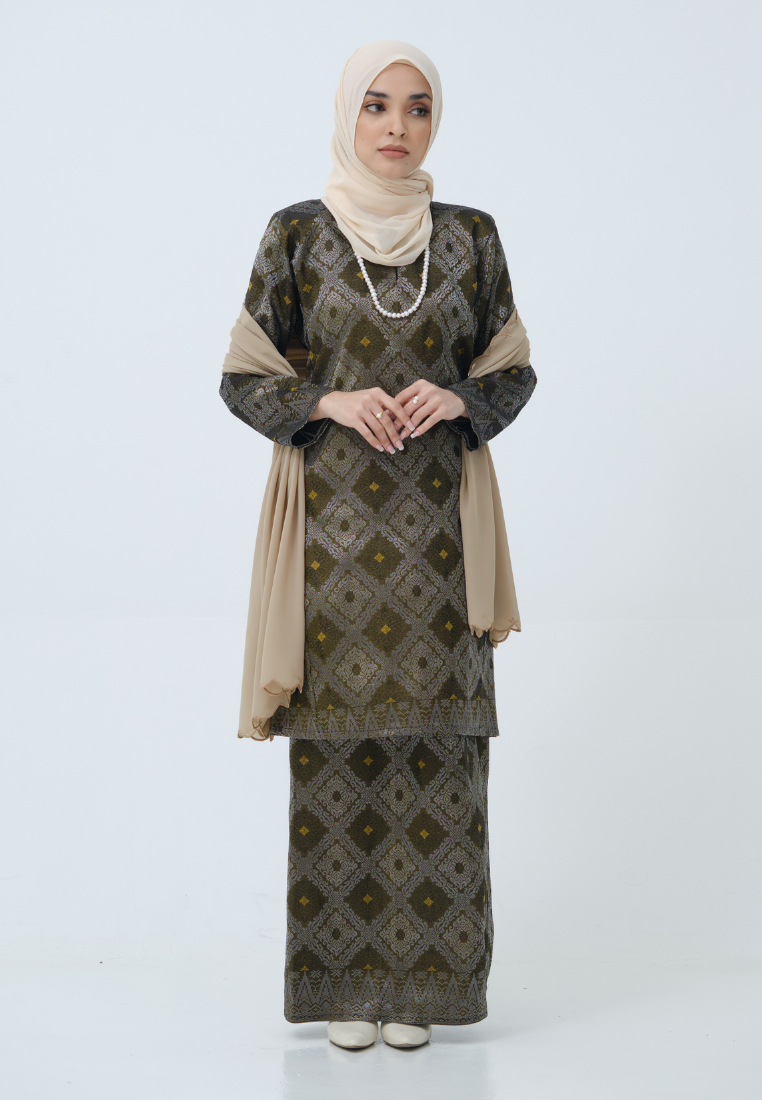 Songket Cenderawasih  - Black Gold