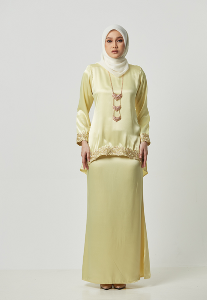 Kurung Moleq - Light Yellow