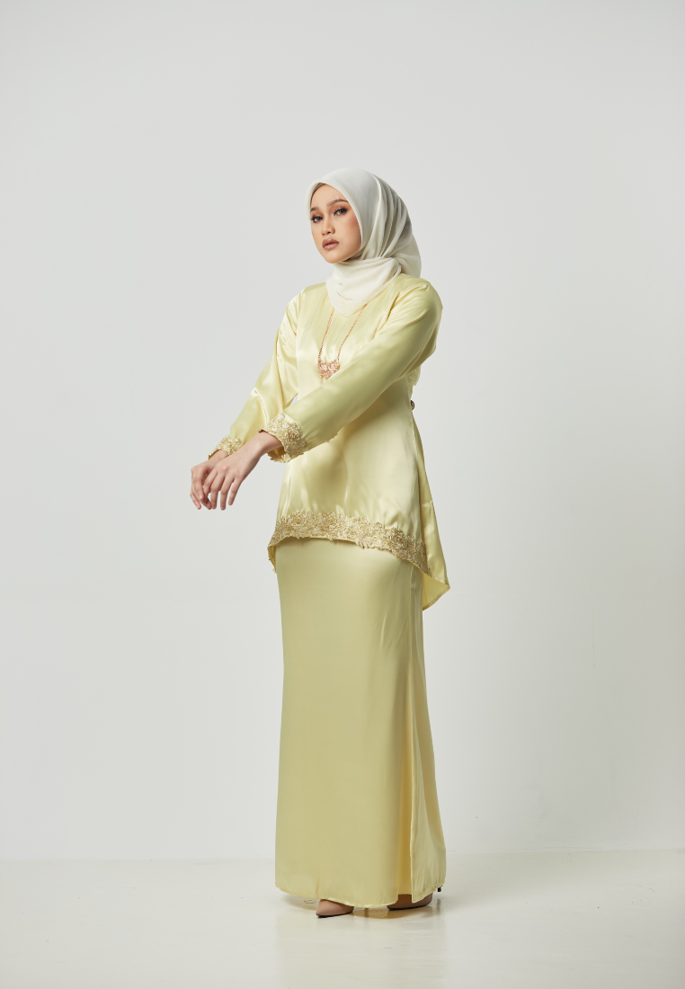 Kurung Moleq - Light Yellow