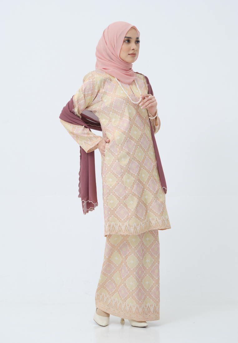 Songket Cenderawasih  - Peach