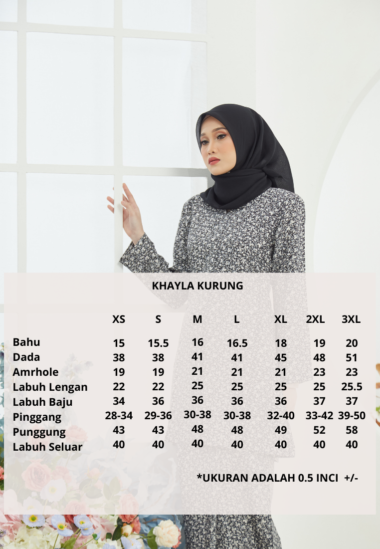 The Khayla Kurung | Seaweed Green