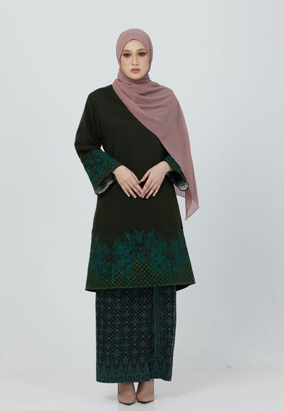 Kurung Gemersek | Emerald Green