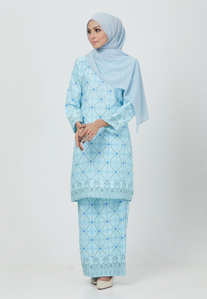 The Emerald Kurung | Sea Blue