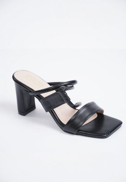 Bythesandzluxe X Sopan Warisan | Ivy Heels in Black