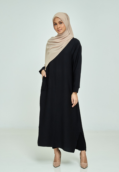 D'Lara Tunic Blouse - Black