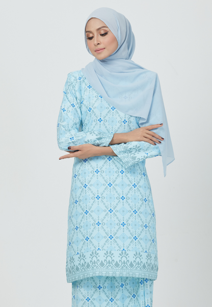 The Emerald Kurung | Sea Blue