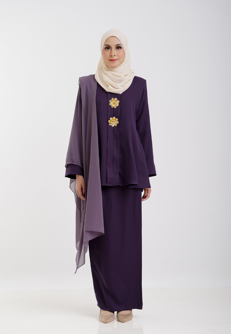 Kebaya Ratu - Dark Purple