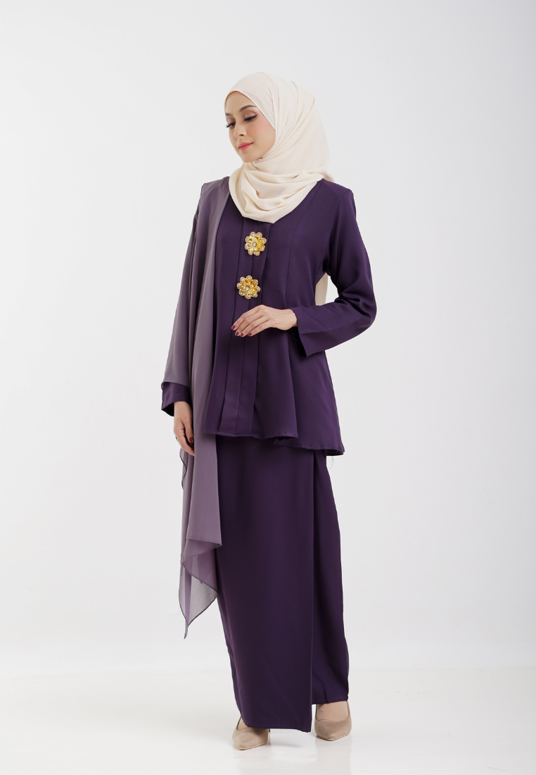 Kebaya Ratu - Dark Purple