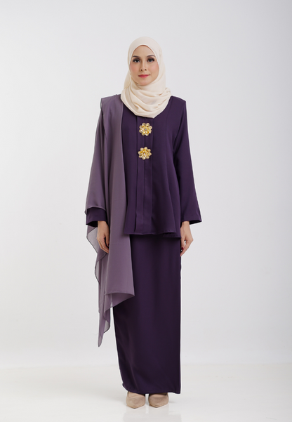 Kebaya Ratu - Dark Purple