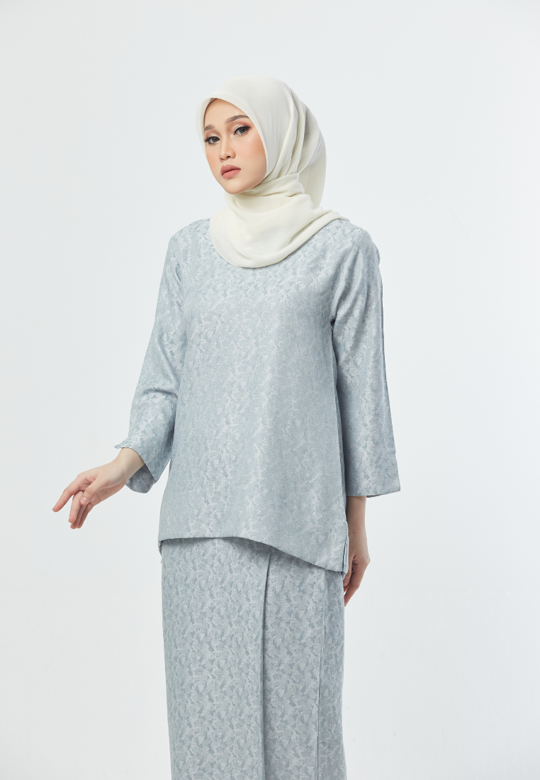 Khaleeda Kurung Kedah | Baby Blue