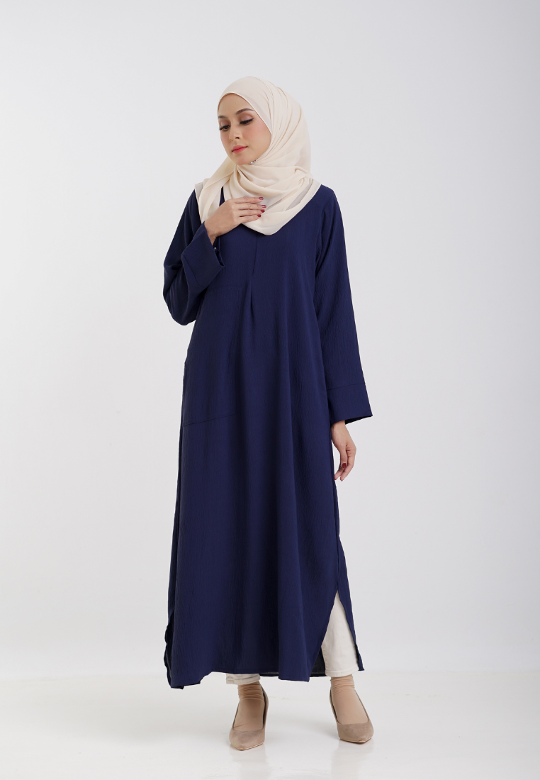 Ameena Caftan - Navy Blue