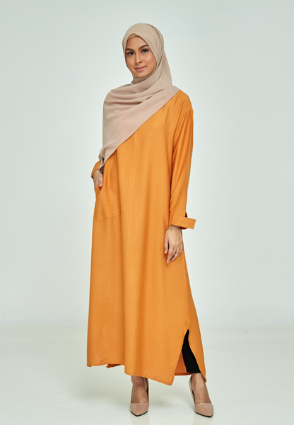 D'Lara Tunic Blouse - Mustard