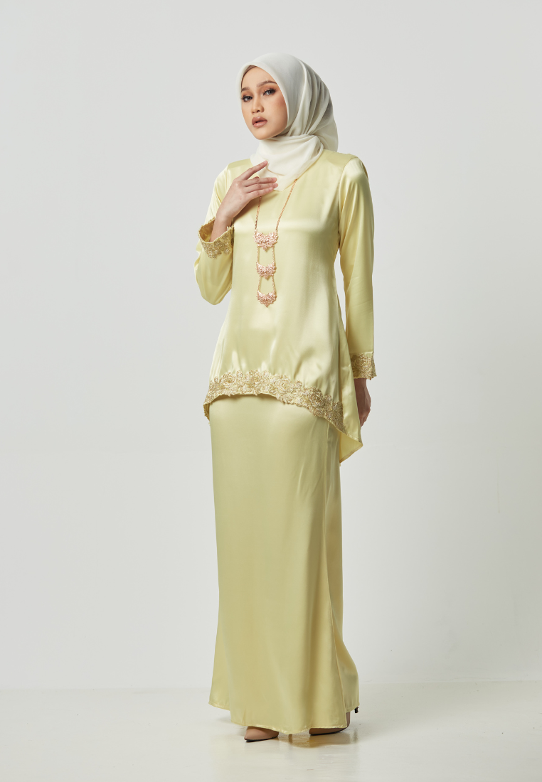 Kurung Moleq - Light Yellow