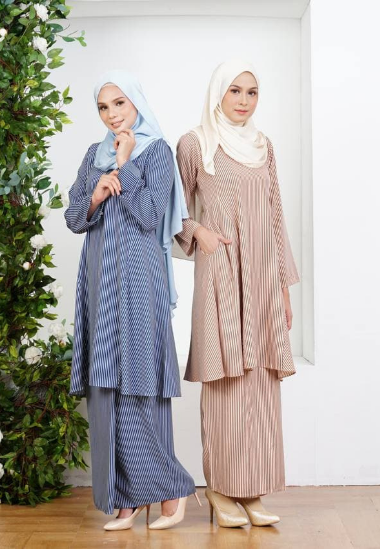 Kurung Khalsom - Royal Blue