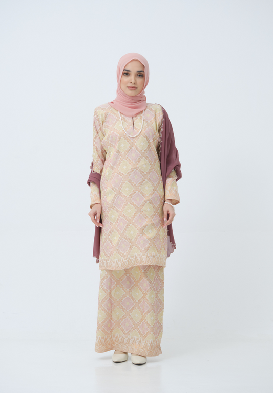 Songket Cenderawasih  - Peach